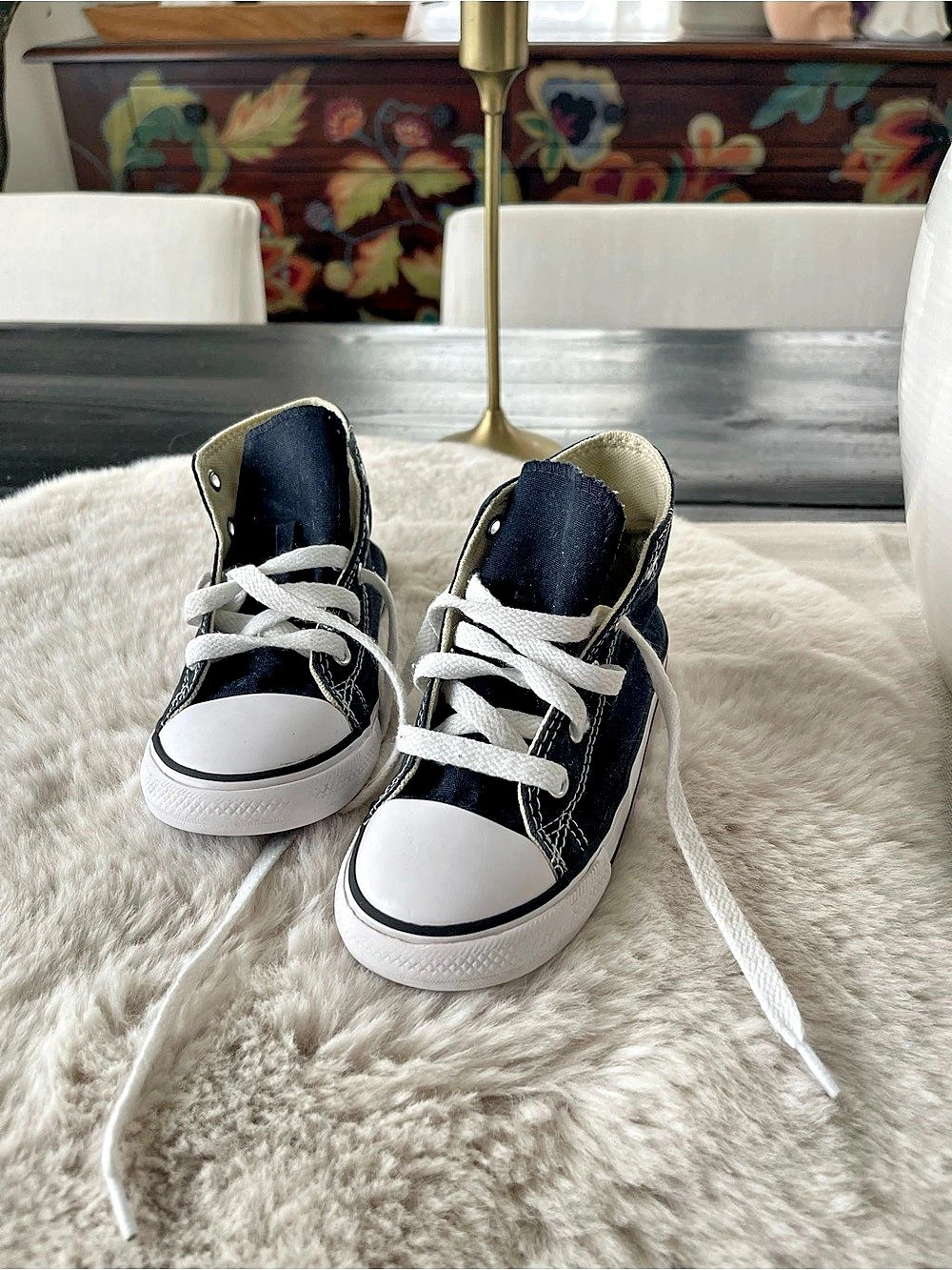 Converse Chuck Taylor All Star High Top Sneakers in Blue & White sz 10 toddler